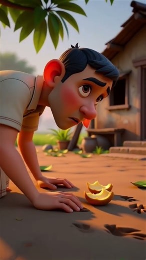 Goat and farmar mango tree #cartoon #shorts