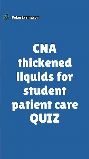 🥤 CNA Thickened Liquids for Student Patient Care#cna #nursingassistant #cnaexam2026 #nursingstudent