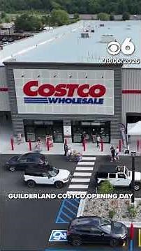 Flying over the new Guilderland Costco on opening day