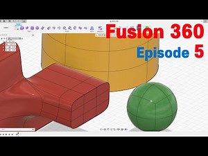 EP.5) Introduction to form modeling (freeform, T-spline) [Fusion 360]
