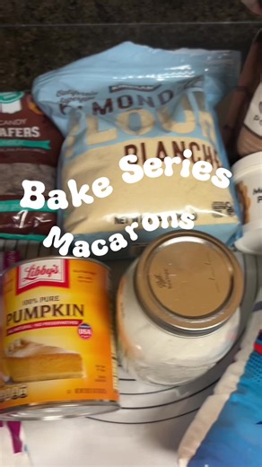 Bake series: Macaron Edition! It was my first time making macarons and I highly recommend giving it a try! #baking #macarons #bake #pistachio #macaron