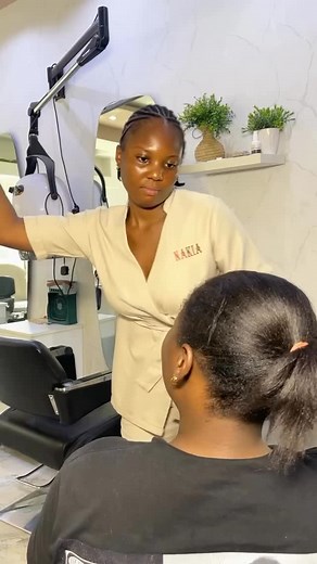 19K reactions · 48 shares | E mean say my cheeks go too red from slap because I love to do weird hairstyles  Infact this could be inspo for me next style  Credit: @nakiabeautybar #hairstyling #hairsalon #weirdhairstyle #africanhairbraiding | Midex Hair and Beard Growth Products | Facebook