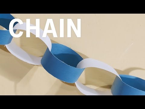 Easy Paper Chain Decoration | DIY Craft for Beginners