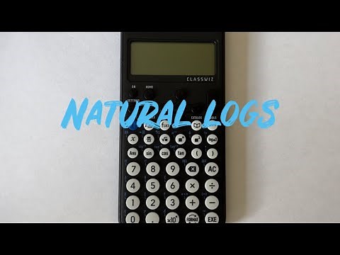 The Natural Log Key On The New Casio fx-83GT CW Scientific Calculator (Natural Log Key ln).