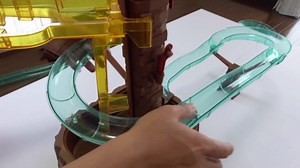 Watch the Ball Slide Through Water and Spiral