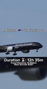 These Are Air New Zealand’s LONGEST Flights! ✈️⏰ #newzealand #airnewzealand #aviation #longhaul #yes