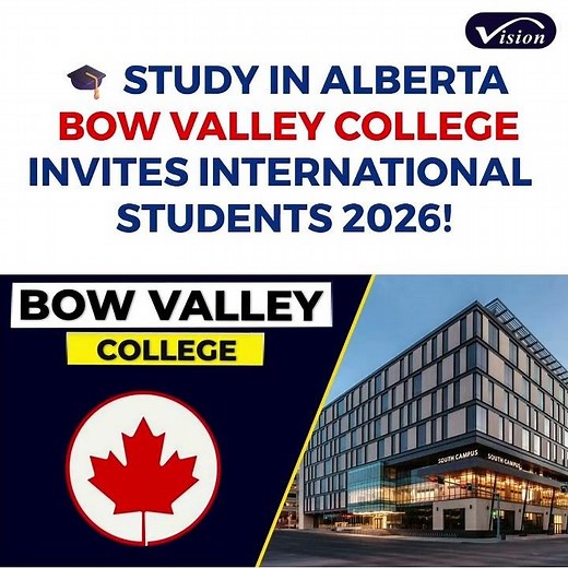 Study in Alberta 2026 – Bow Valley College | International Students Admissions Open | Study Canada