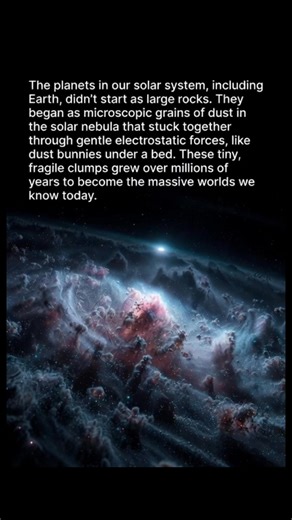 There was only a cloud of gas and microscopic dust orbiting a newborn star—our Sun. The story of how that dust became a planet is one of the most incredible transformations in the universe. It started with a force you experience when you rub a balloon on your hair: static electricity. In the vacuum of space, gravity is too weak to pull tiny dust grains together. Instead, electrostatic forces caused these microscopic particles to cling to each other, forming fluffy clumps of cosmic dust bunnies. 