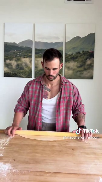 🍝 Maccheroni with Short Rib Ragù 🇮🇹 Start with a sofritto — finely chopped carrot, celery, onion, and a little garlic if you like. Sauté slow in olive oil until everything’s soft and golden. Add your short ribs. Salt generously and brown on every side — don’t rush this part. Deglaze with a splash of white wine. Let it reduce, then add two cans of whole peeled San Marzano tomatoes, a jar of passata, and a cup of chicken broth. Now the hard part: wait. Simmer low for 3–5 hours, stirring often, 