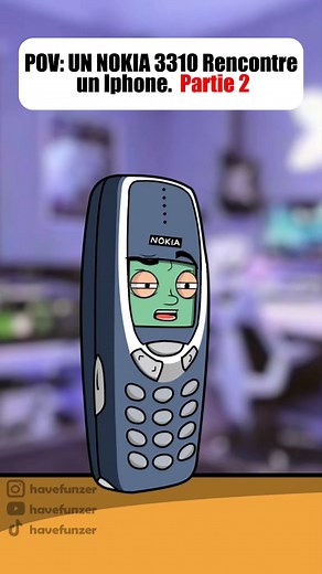 Nokia 3310 Vs IPhone, la Partie 2 comme vous adorez ca 🤣 | Havefunzer