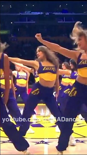 Laker Girls 1/21/25 "Not My Fault" dance performance #lakergirls #nbadancers #lakers