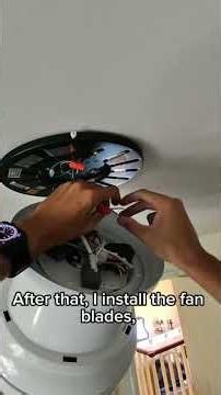 How to replace a ceiling fan