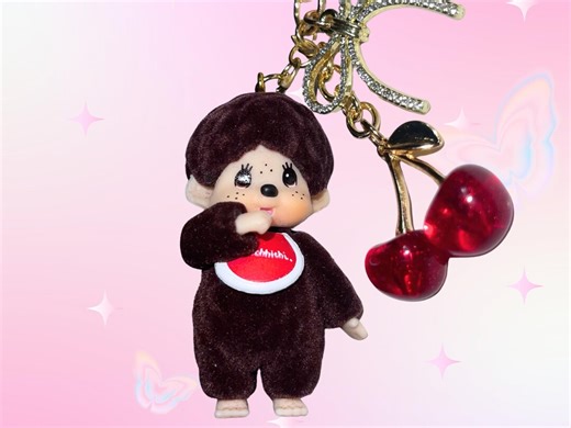Monchhichi Keychain: Boy - Etsy
