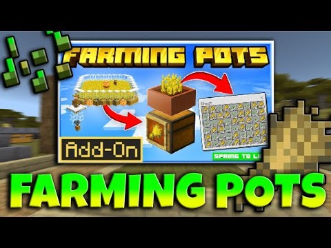 Minecraft Farming Pots Addon | Review