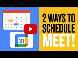 2 Easy Ways to Schedule a Google Meet in Google Calendar