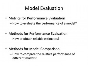 PPT - Model Evaluation PowerPoint Presentation, free download - ID:2570778