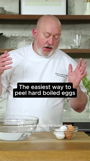 Perfect Hardboiled Egg Peeling Hack