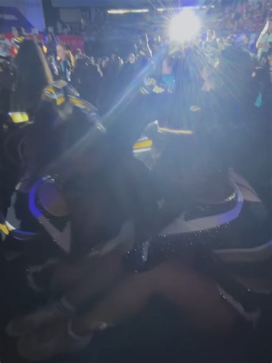 When your uniform glows as bright as your energy 🔥#CheerSquad #CheerWear #UniformGoals #CheerSquadVibes #CheerLife #GameDay #LiveCheer #CheerUniforms #TinyCheerLegends