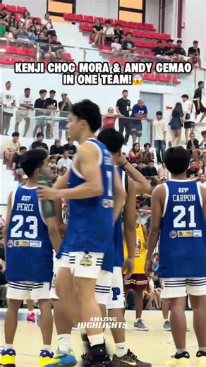 ANDY GEMAO x KENJI CHOG MORAL!👀😱 #basketballhighlights #highlights #basketballvideos #ballislife
