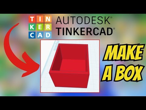 How To MAKE A Box In Thinkercad!
