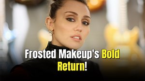 All about the 'frosted' makeup look Miley Cyrus hopes will make a comeback in 2026