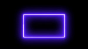 Rectangle, frame of energy, neon, smoke. green rectangle on a black background. Gradually, a neon square of energy appeared and a constant flicker in the rectangle. animation , cartoon.