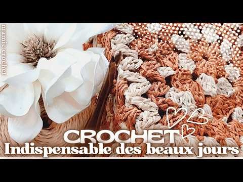 🌸 ADORABLE SAC LANNA AU CROCHET. ADORABLE POUR LES BEAUX JOURS 😱 @MamieCrochet