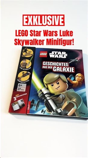 EXKLUSIVE LEGO Star Wars Luke Skywalker Minifigur #lego #legostarwars