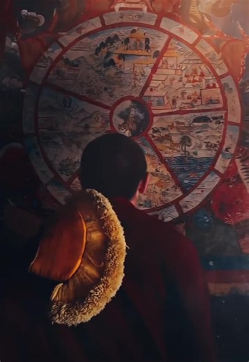 5.3K views · 296 reactions | A monk is waking towards the the Wheel...