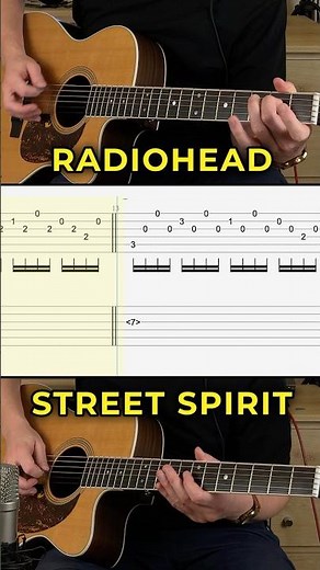 Radiohead - Street Spirit (Fade Out) | Acoustic Guitar Cover with Tabs | Guitar Lesson