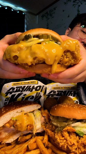 맘스터치 신메뉴 슈퍼싸이 더블킥! 맛의 즐거움