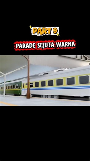 PARADE SEJUTA WARNA #keretaapi #keretabaru #trending #youtubeshorts #train