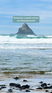 172K views · 1.8K reactions | Stay happily ever after at Arch Cape Inn. This castle-like bed and breakfast is perfect for couples who want to swap city life for romantic vibes. With dreamy ocean views and a touch of architectural magic, live your fairytale this winter. | Travel Oregon | Facebook