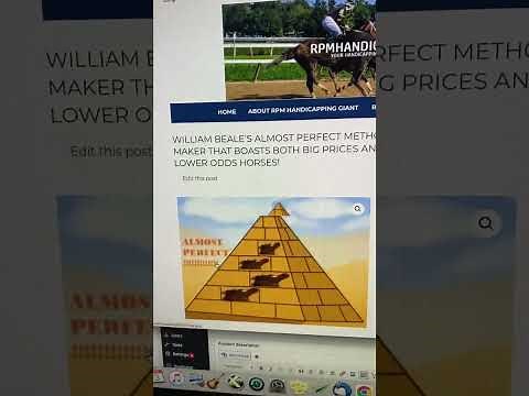 The Almost Perfect Handicapping Software Program for Horse Racing