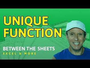 Unique Function - Between the Sheets