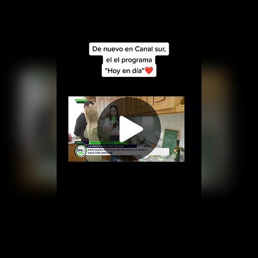 El pasado martes día 28 participé de nuevo en el programa de Canal Sur