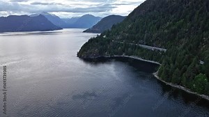 Scenic Railway Journey from Vancouver to Whistler: From Ocean to Forest to Snowy Peaks