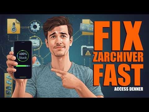 Fix ZArchiver Access Denied Fast – How to Solve 100% Stuck Copy Issue on Android