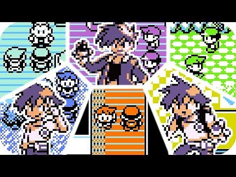 Pokémon Red & Blue - All Rival Blue Battles (1080p60)