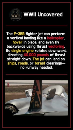 The Jet That Can Hover and Fly Backwards