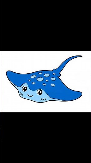 How to draw a Stingray #drawing #art