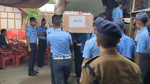 172K views · 2.6K reactions | The mortal remains of IAF Corporal Tage Hailyang were brought back to Tajang, Ziro, in the Lower Subansiri district on Thursday morning. He was one of the 26 people killed by terrorists in Pahalgam, Kashmir. | The Arunachal Times | Facebook