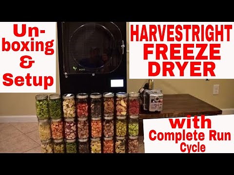 HARVESTRIGHT FREEZE DRYER🔧Step by Step Setup🔧Complete Freeze Dry Process #harvestrightsetup
