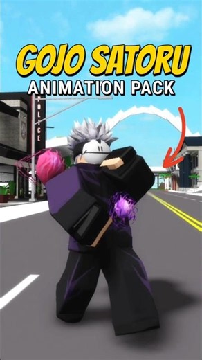 ID UGC ANIMATION PACK (Gojo satoru) In Brookhaven #roblox #brookhaven