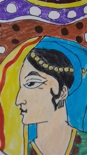 #Rajasthani matka drawing #made by my son#viralvideo #trendingshorts