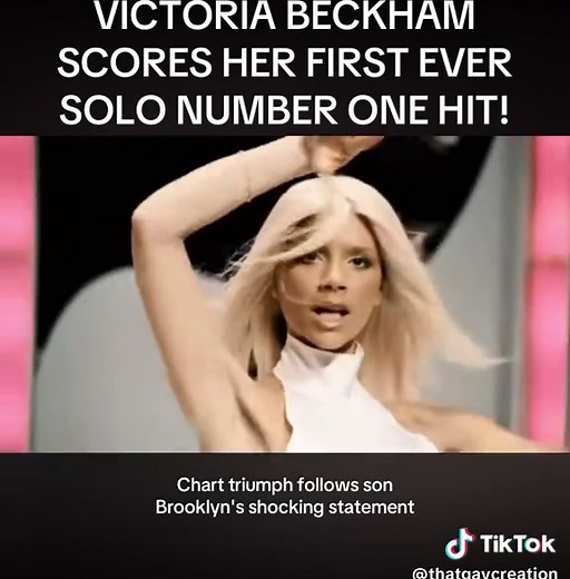 Victoria Beckham's First Solo Number One Hit