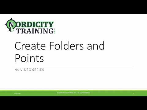 Create a New Folder and Writable Point in a Niagara (N4) Station