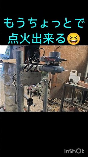 DIY 廃油ストーブ 製作過程 続編 ロケットストーブ how to build a waste oil heater マストアイテム #マストアイテム #diy #自作 #薪ストーブ