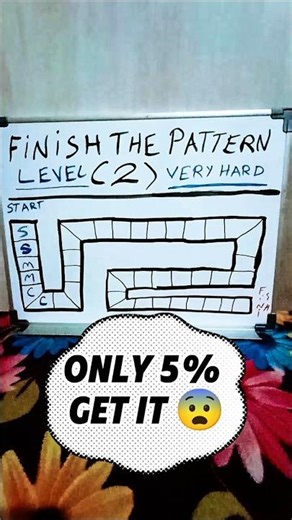 Finish the Pattern (VERY HARD) | Only Smart Minds Pass 🧠🔥