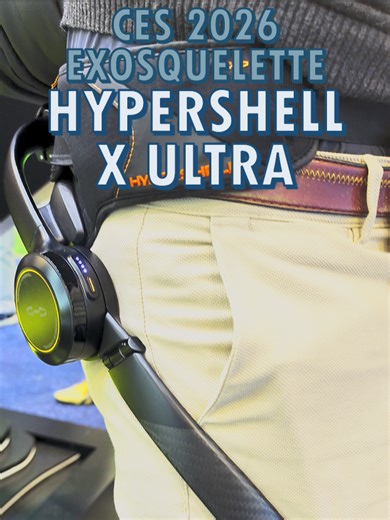 🔥😮 A l’occasion du salon du CES 2026, j'ai pu découvrir et tester sur place le Hypershell X Ultra, c’est un exosquelette qui aide à marcher, courir ou faire du vélo sur de longue distance. Parfait pour les grosses randonnées ou pour les personnes qui veulent repousser leurs limites. @hypershell.tech #exosquelette #hypershellx #hypershell